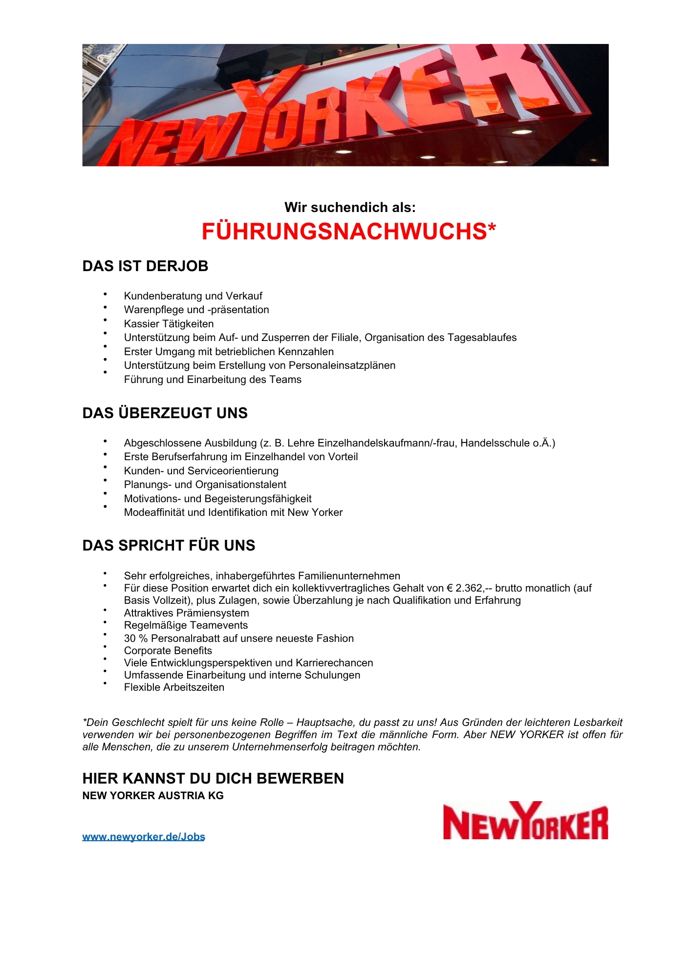 Führungsnachwuchs